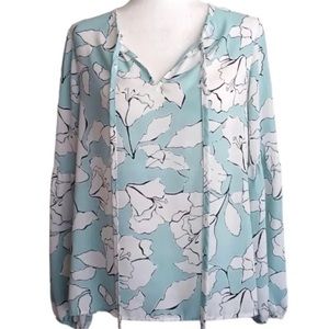 Karl Lagerfeld balloon sleeve blouse size L